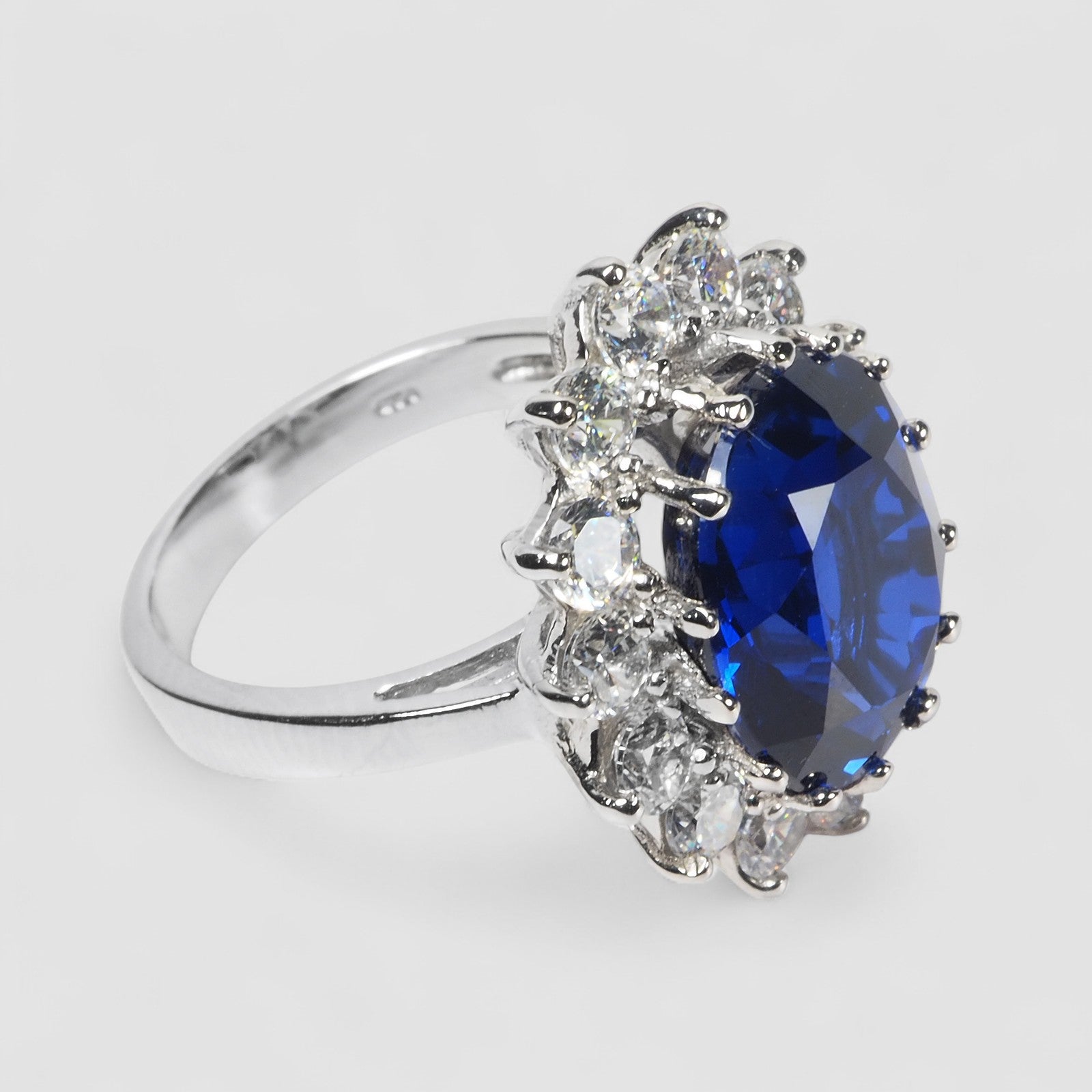 BLUE SAPPHIRE 925 STERLING SILVER HANDMADE RING