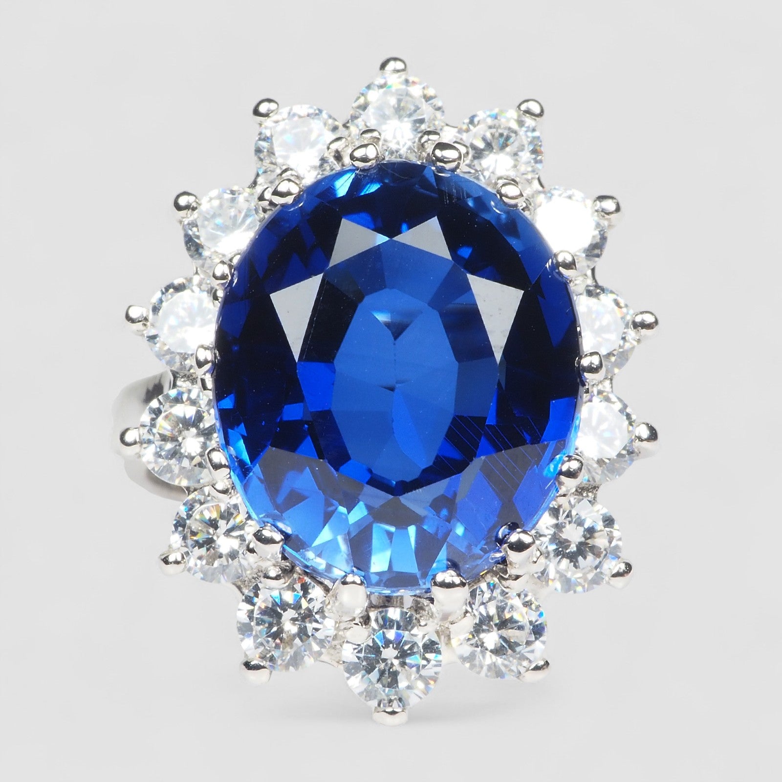 BLUE SAPPHIRE 925 STERLING SILVER HANDMADE RING