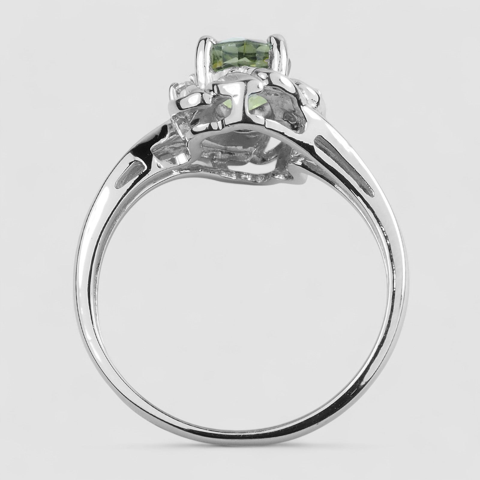 Green Tourmaline 925 Sterling Silver Ring