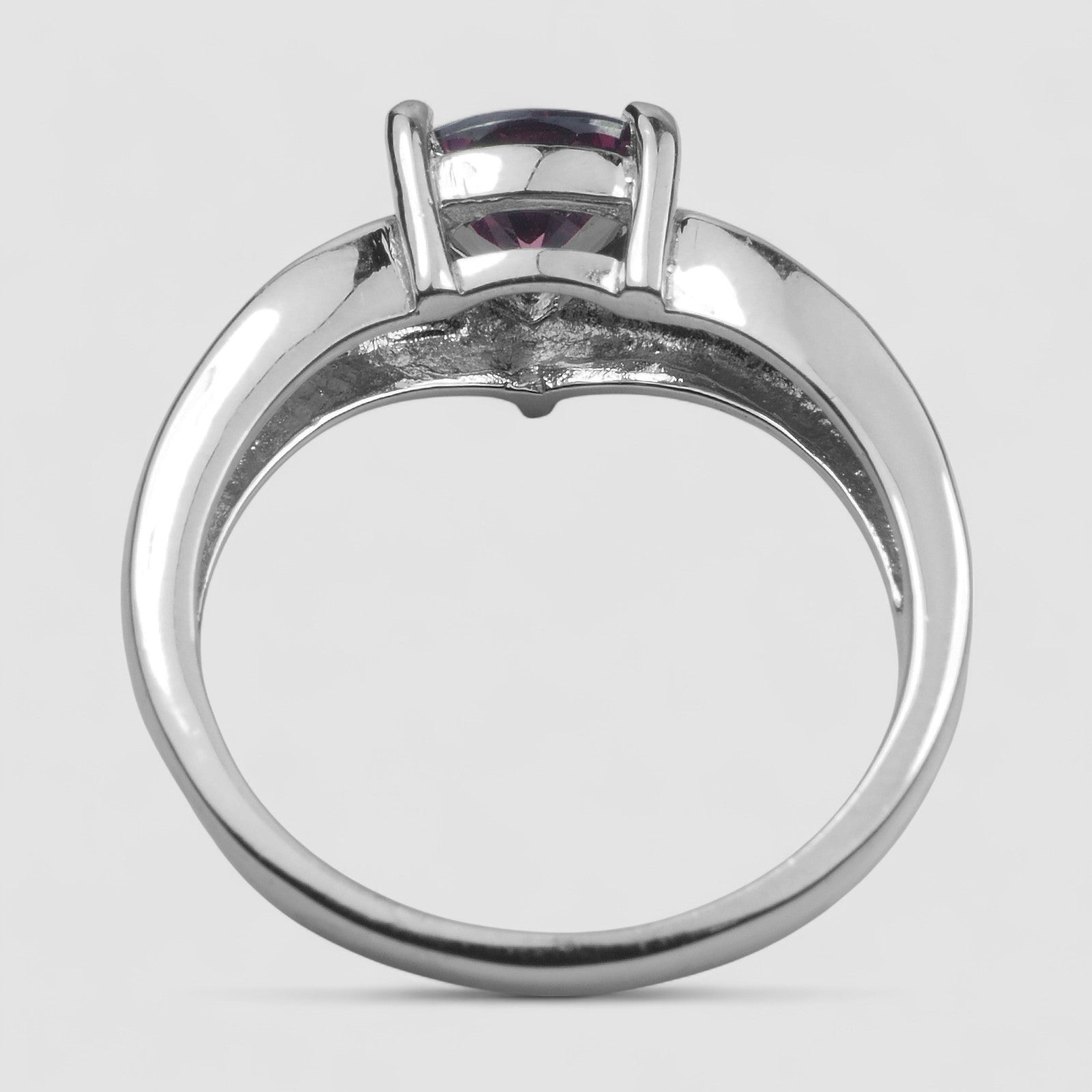 Pink Rhodolite Garnet 925 Sterling Silver Ring