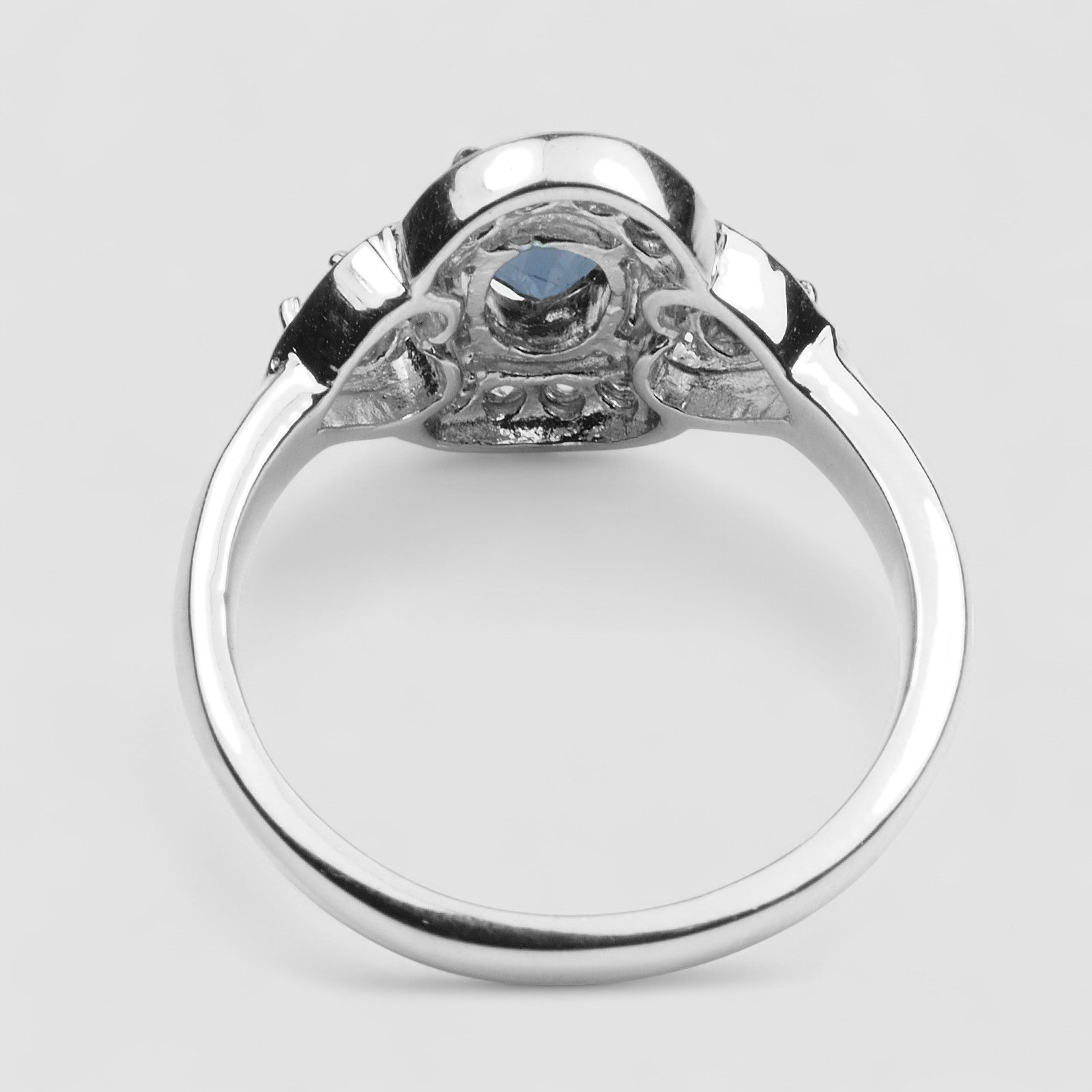 Gray Spinel 925 Sterling Silver Ring