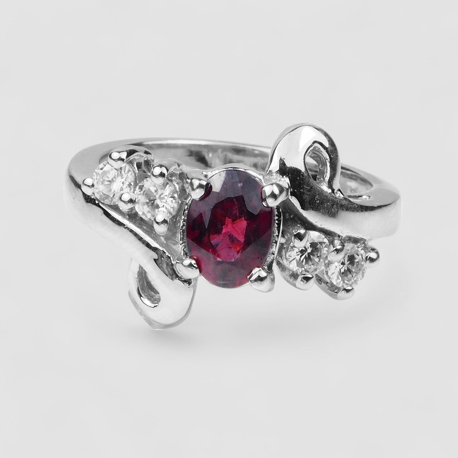 HANDMADE Red Rhodolite Garnet Ring