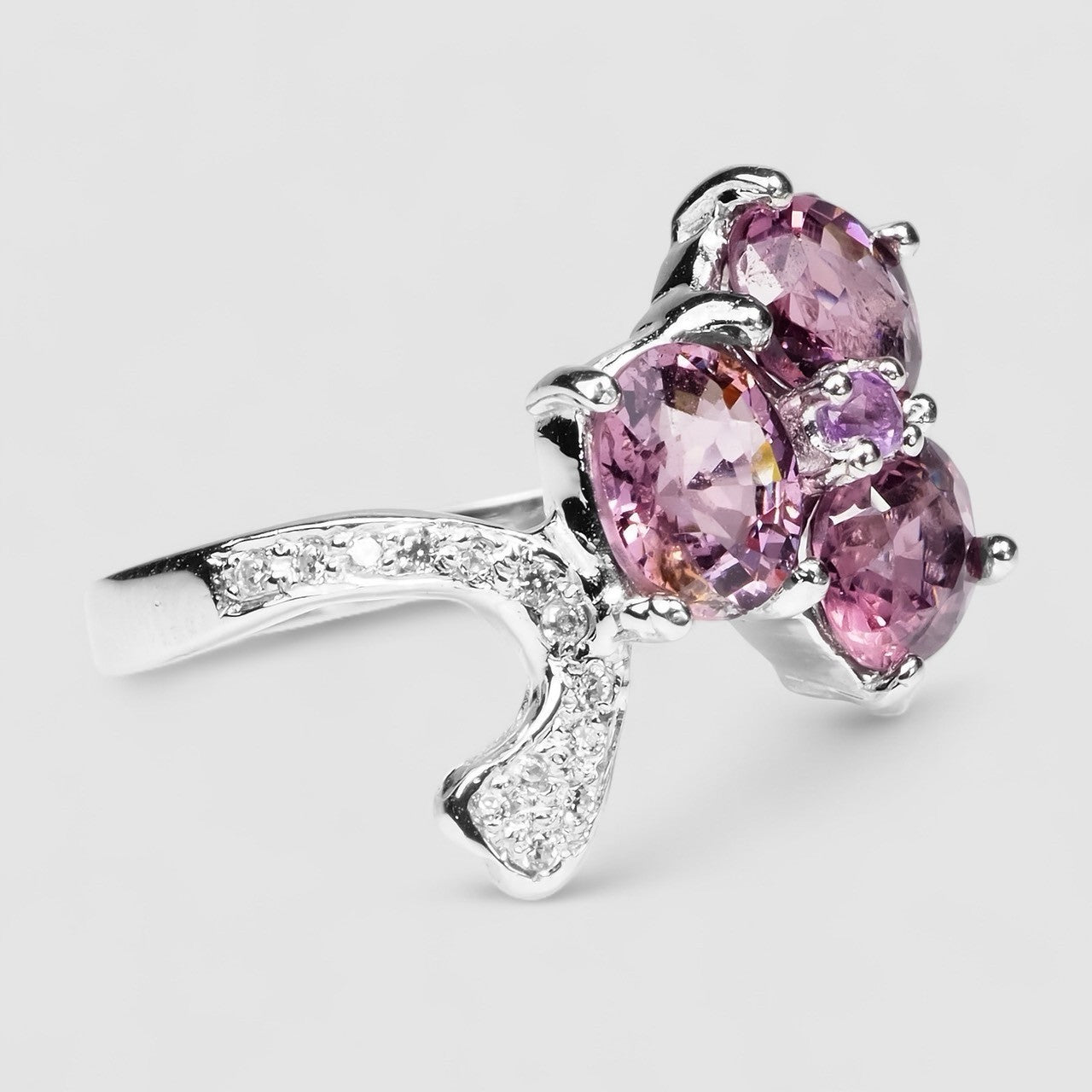 Purple Spinel 925 Sterling Silver Ring
