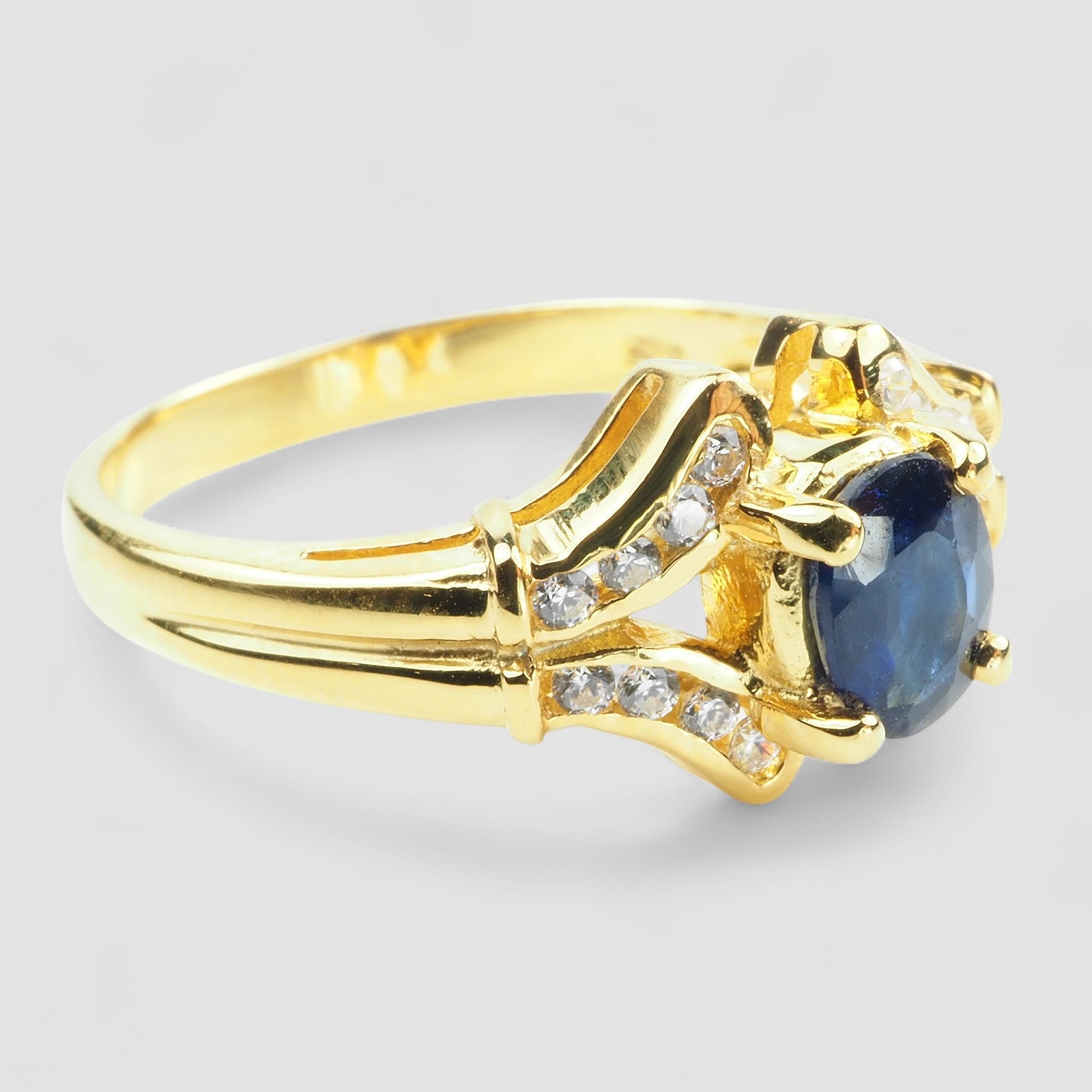 Blue Sapphire 925 Sterling Silver Ring