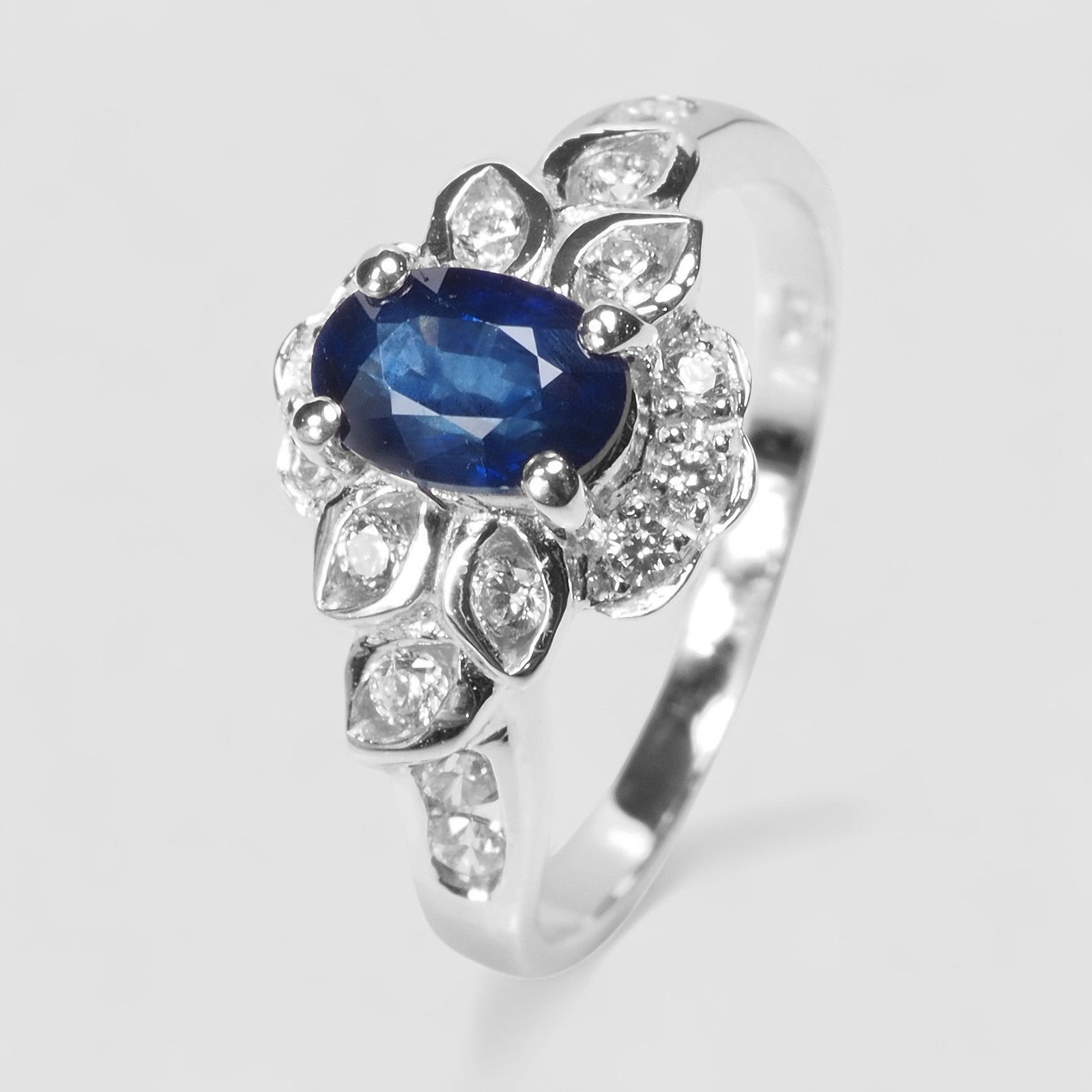 Blue Sapphire 925 Sterling Silver Ring