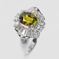 Green Tourmaline 925 Sterling Silver Ring