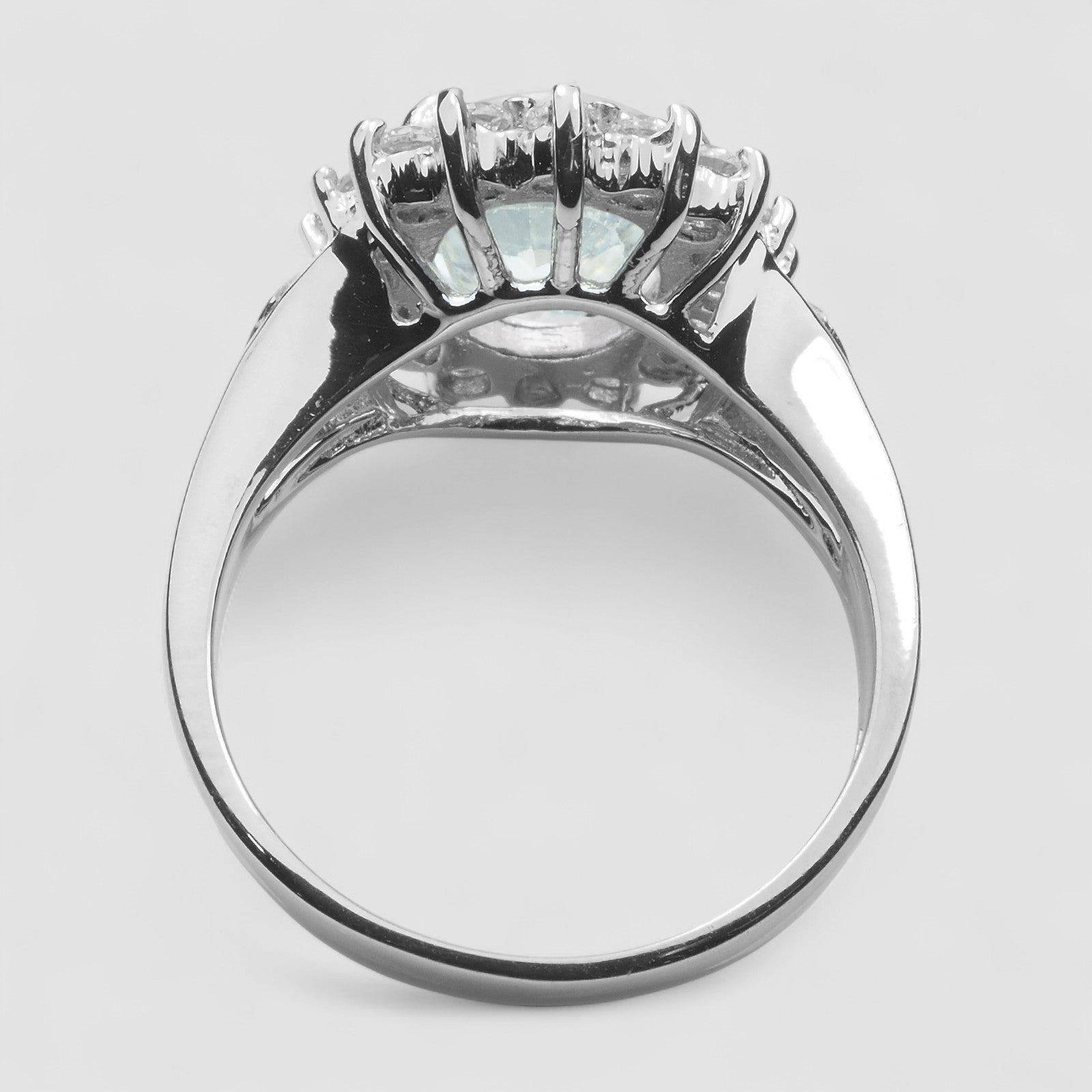 White Zircon 925 Sterling Silver Ring