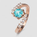 Blue Apatite 925 Sterling Silver Ring