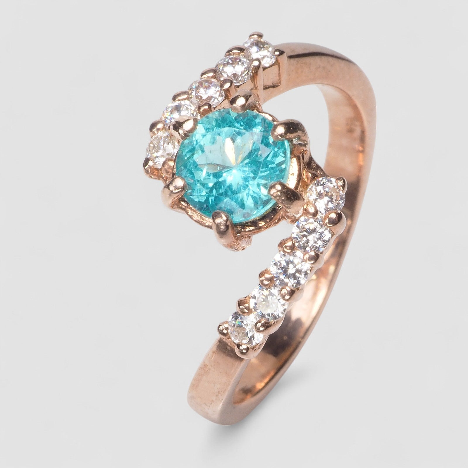 Blue Apatite 925 Sterling Silver Ring