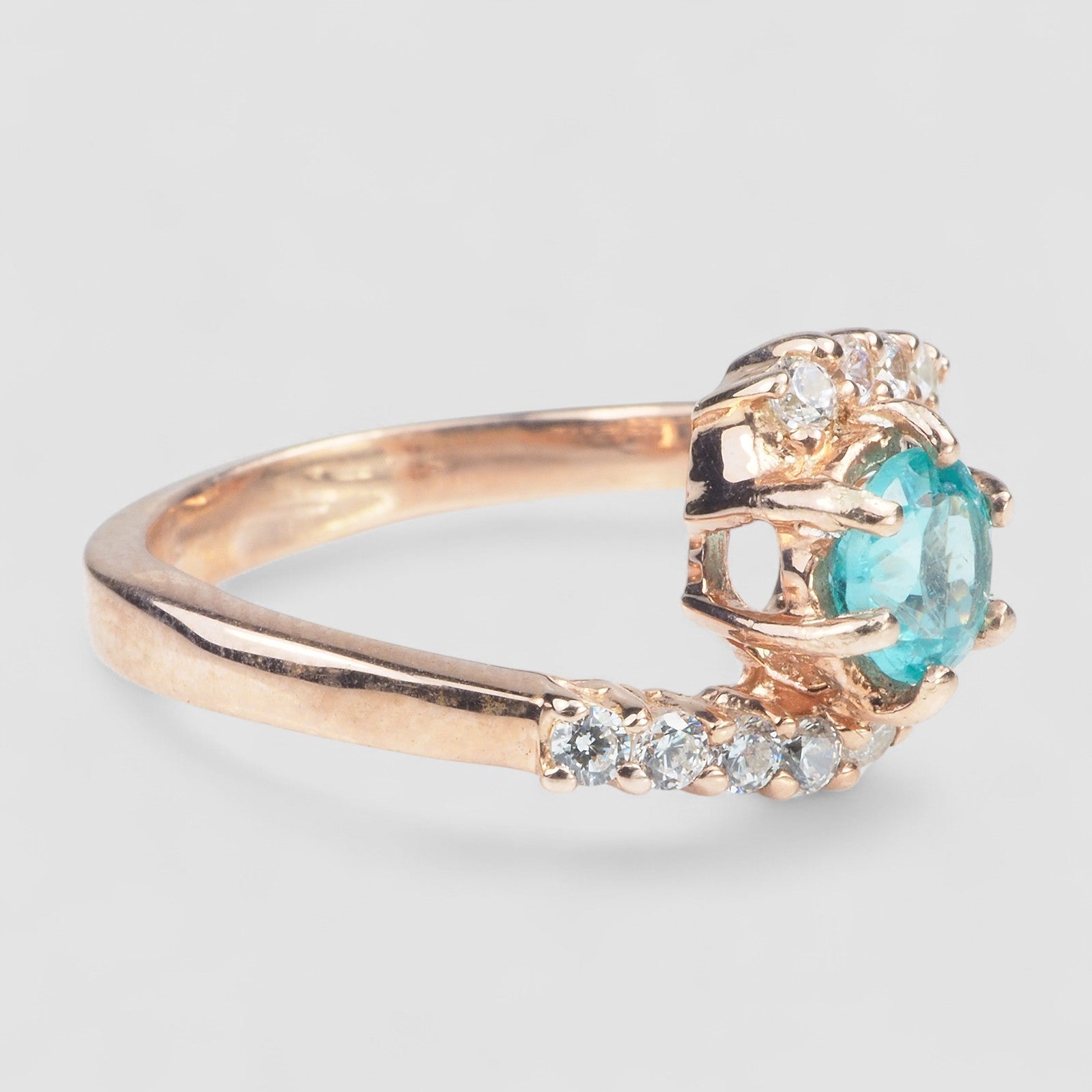 Blue Apatite 925 Sterling Silver Ring