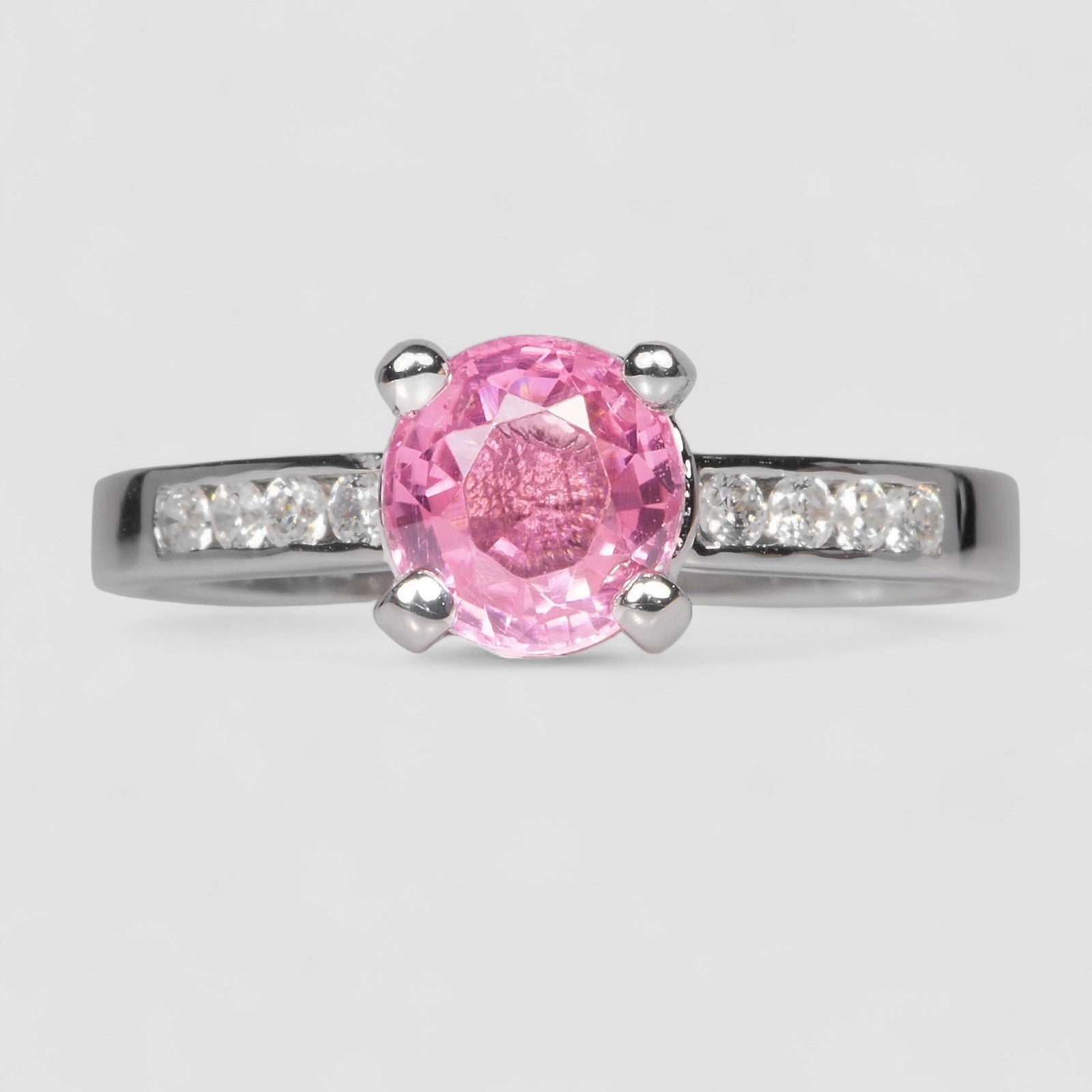 Pink Tourmaline 925 Sterling Silver Ring