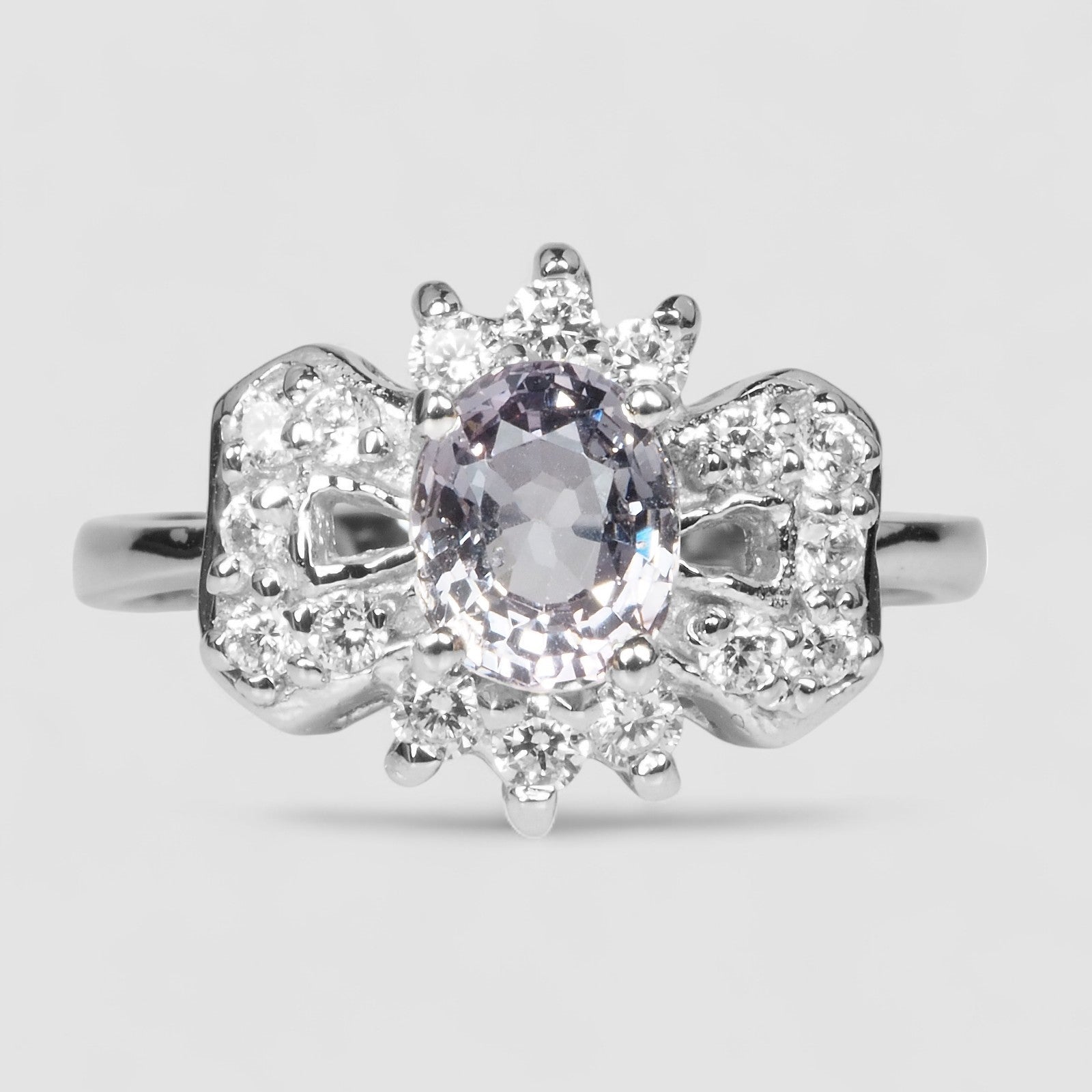 Violet Spinel 925 Sterling Silver Ring