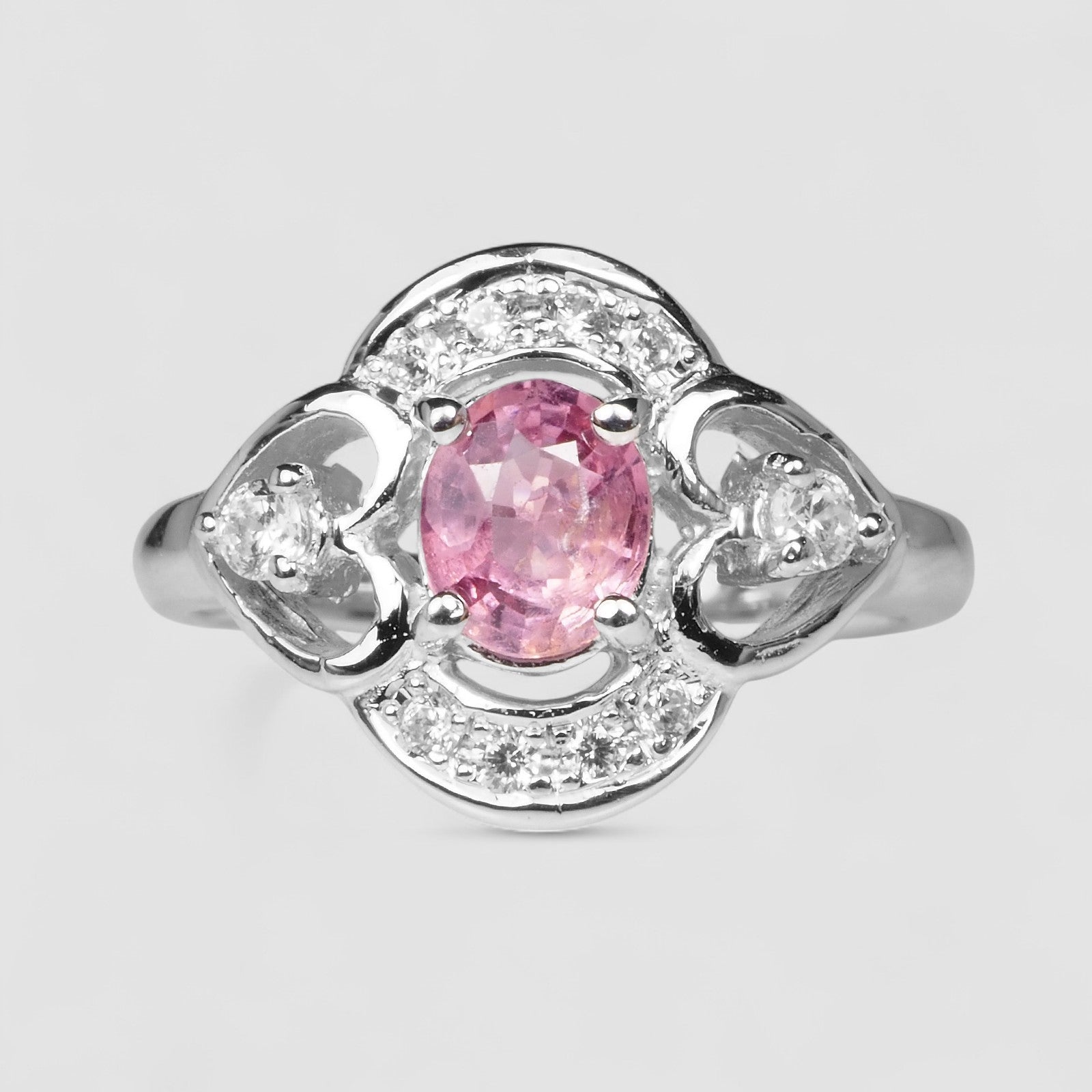 Pink Spinel 925 Sterling Silver Ring