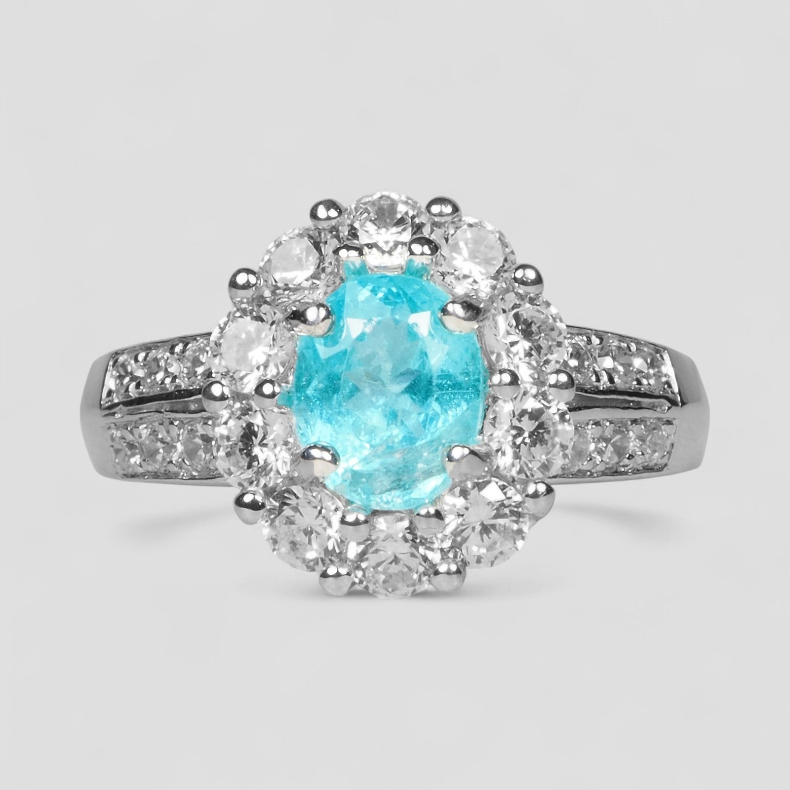Blue Apatite 925 Sterling Silver Ring