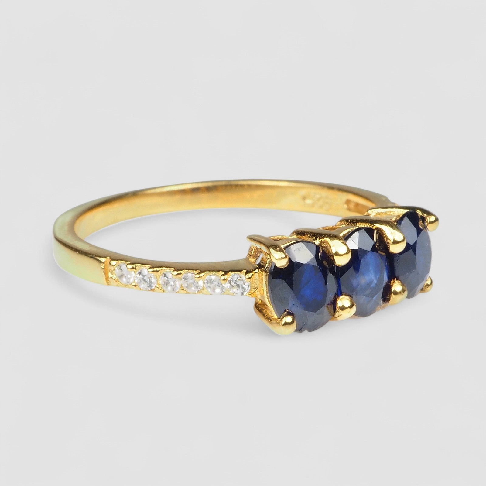 Blue Sapphire 925 Sterling Silver Ring