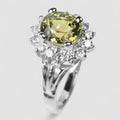 Green Tourmaline 925 Sterling Silver Ring
