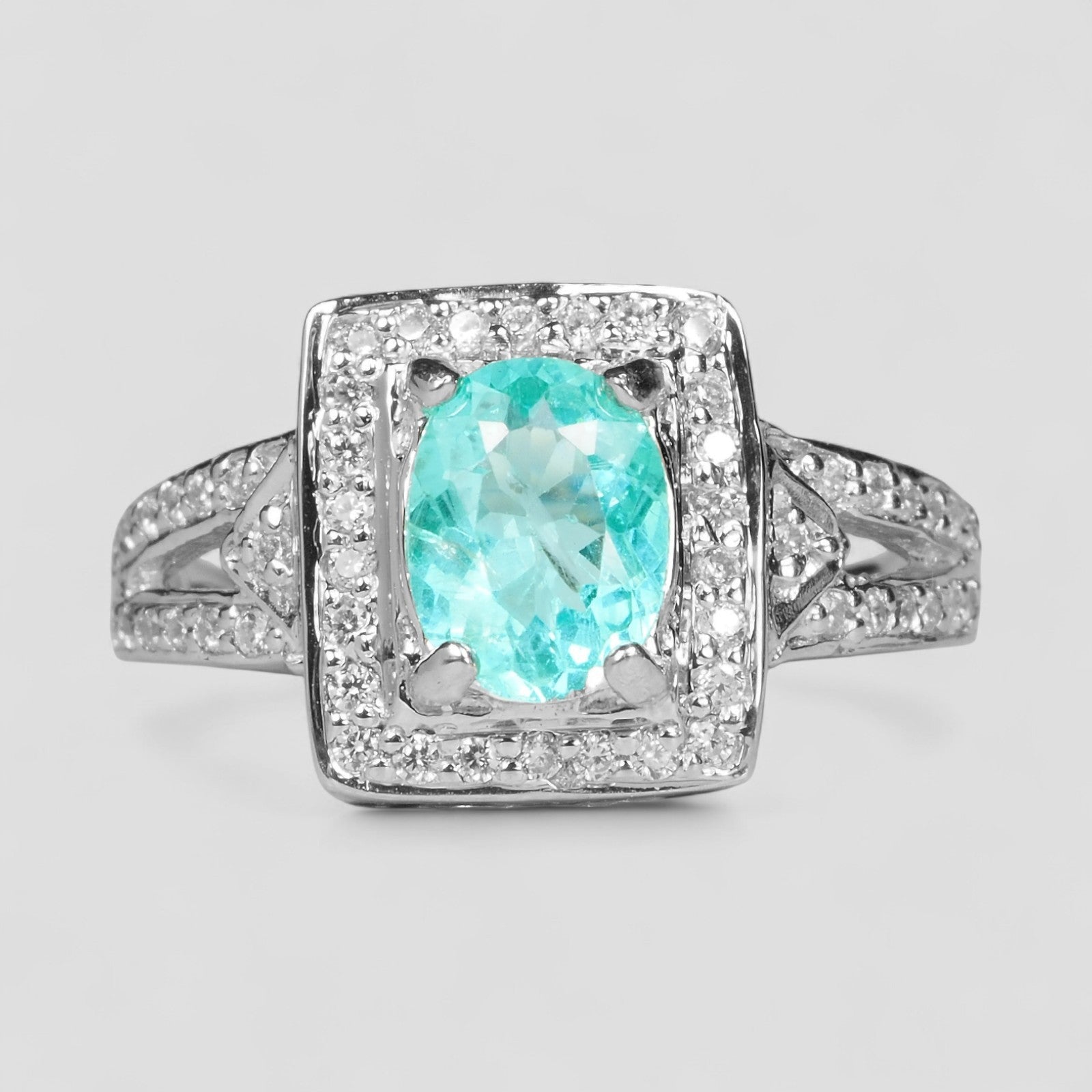 Blue Apatite 925 Sterling Silver Ring