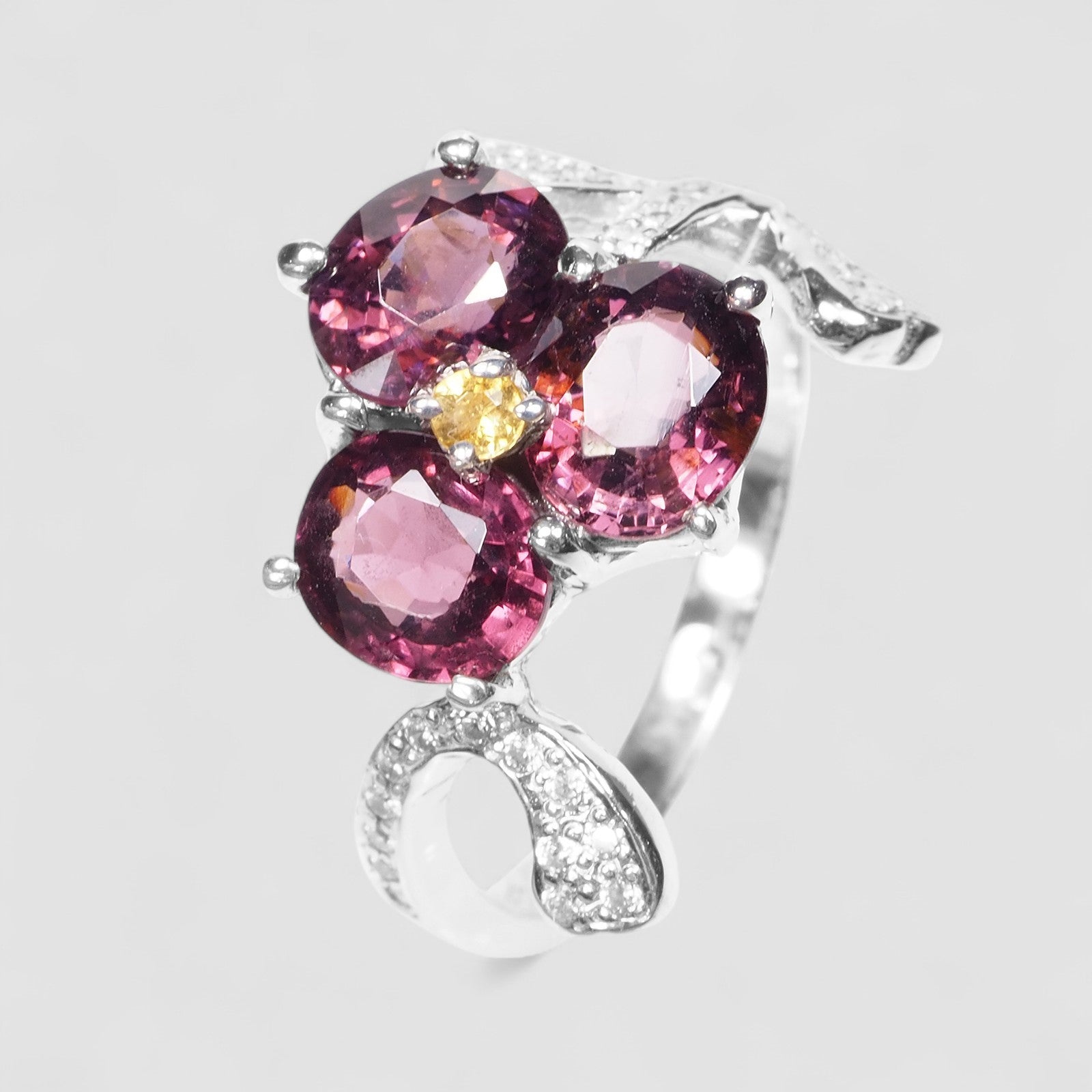 Purple Spinel 925 Sterling Silver Ring