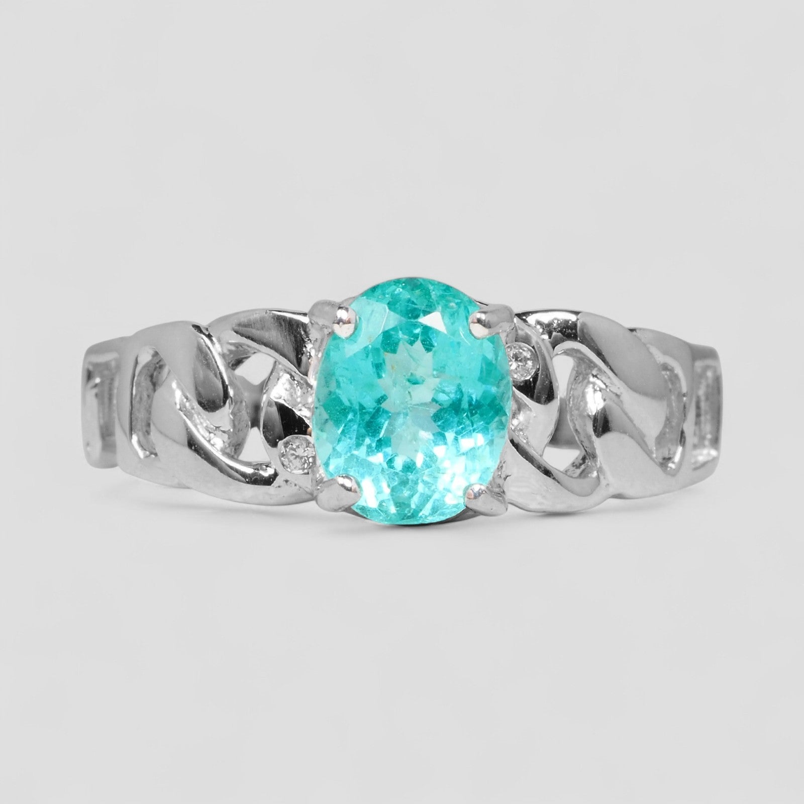 Apatite 925 Sterling Silver Ring