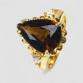 Smoky Brown Tourmaline 925 Sterling Silver Ring