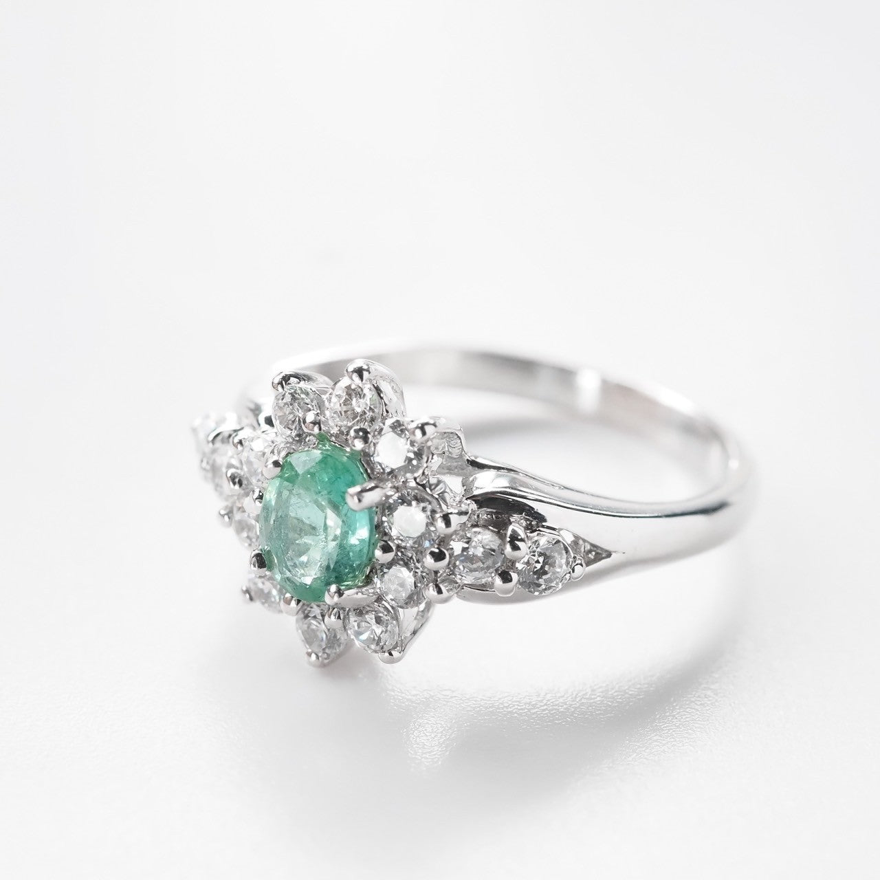 Green Emerald Handmade Ring