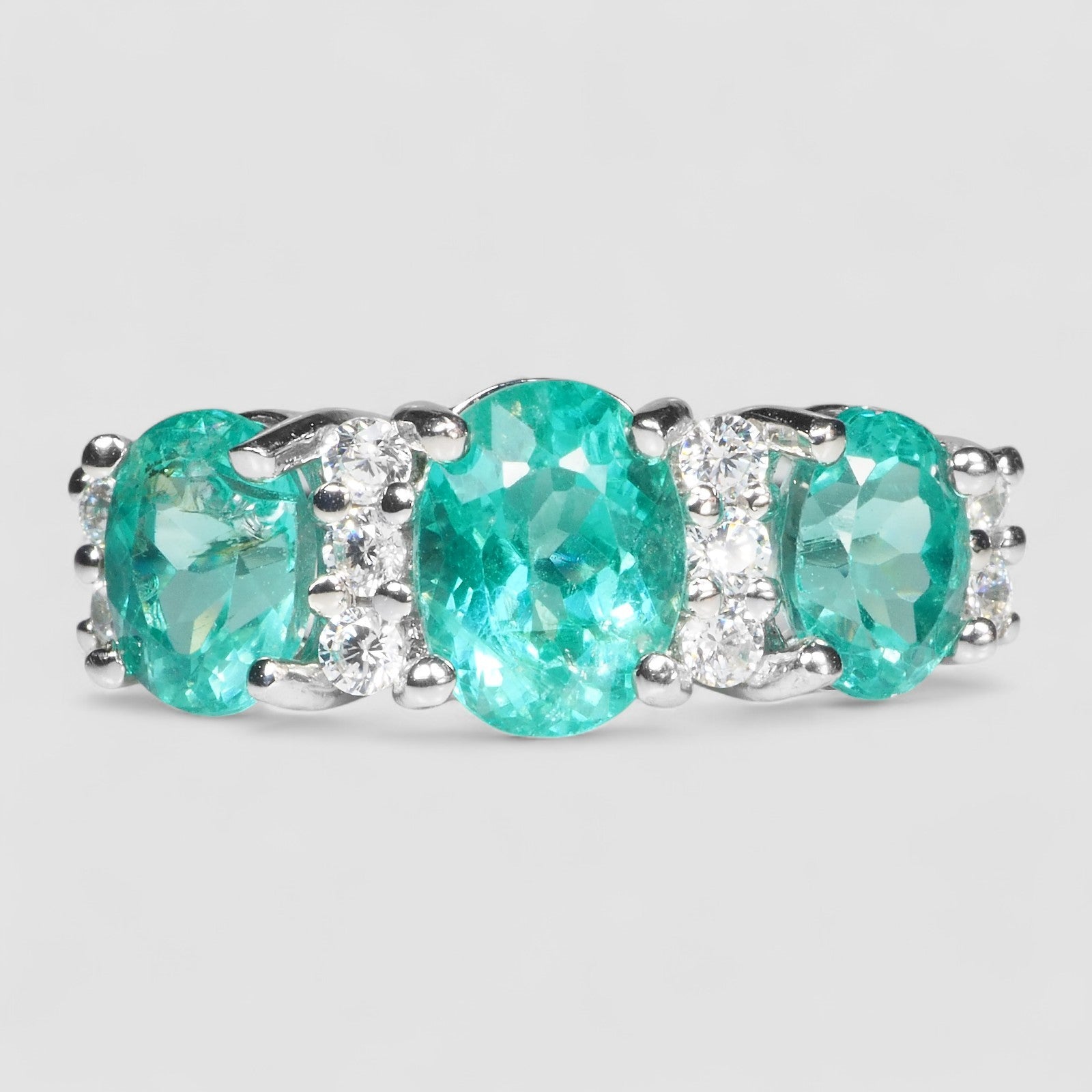 Blue Apatite 925 Sterling Silver Ring