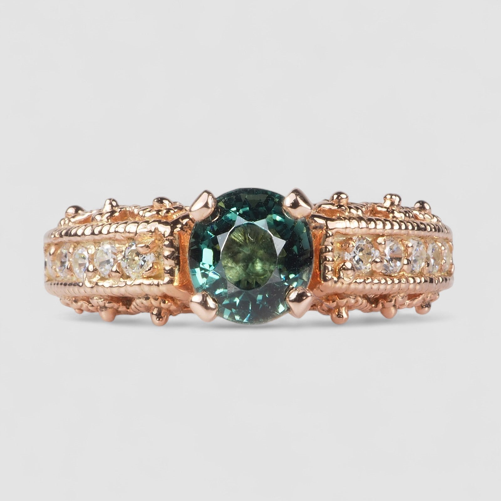 Green Tourmaline 925 Sterling Silver Ring