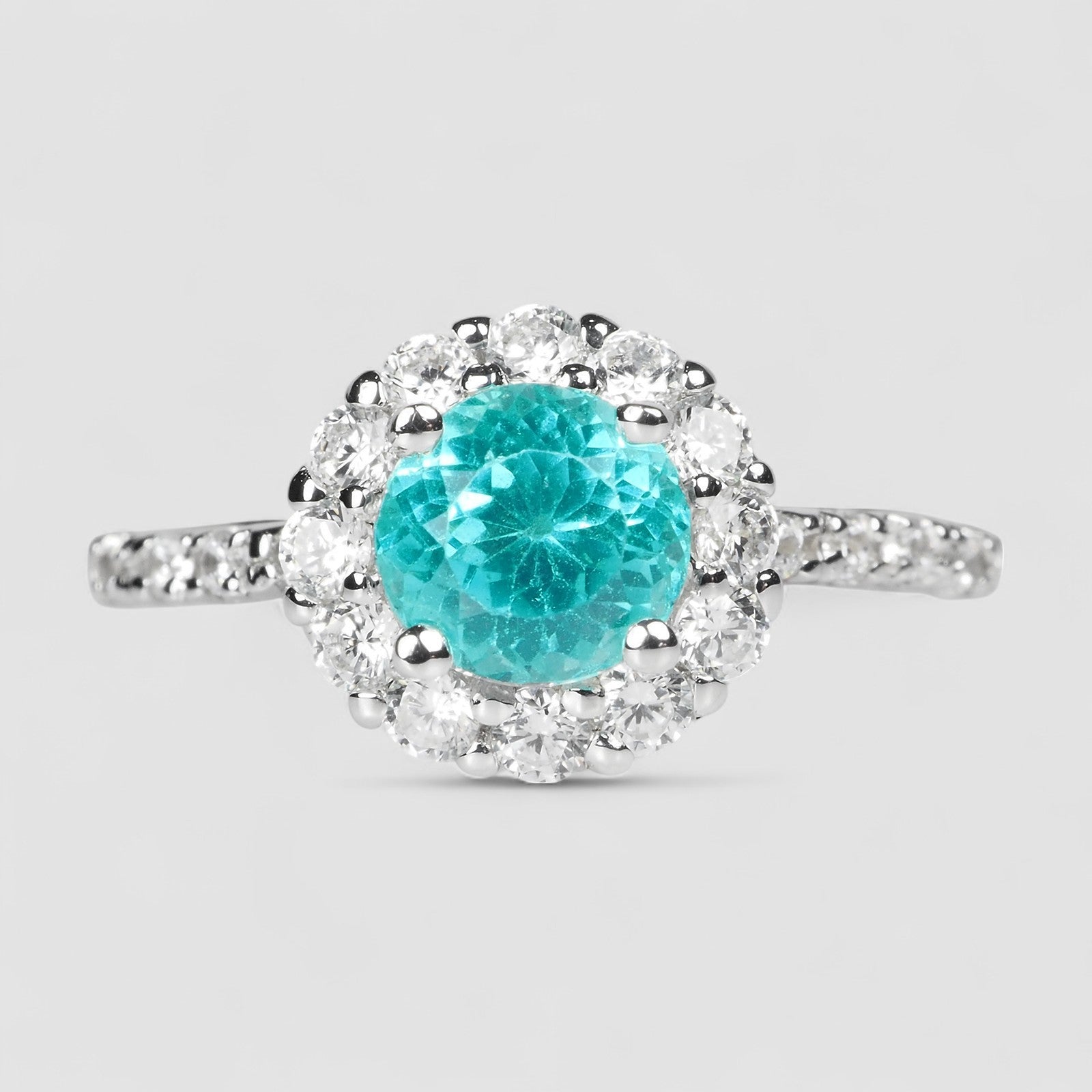 Blue Apatite 925 Sterling Silver Ring