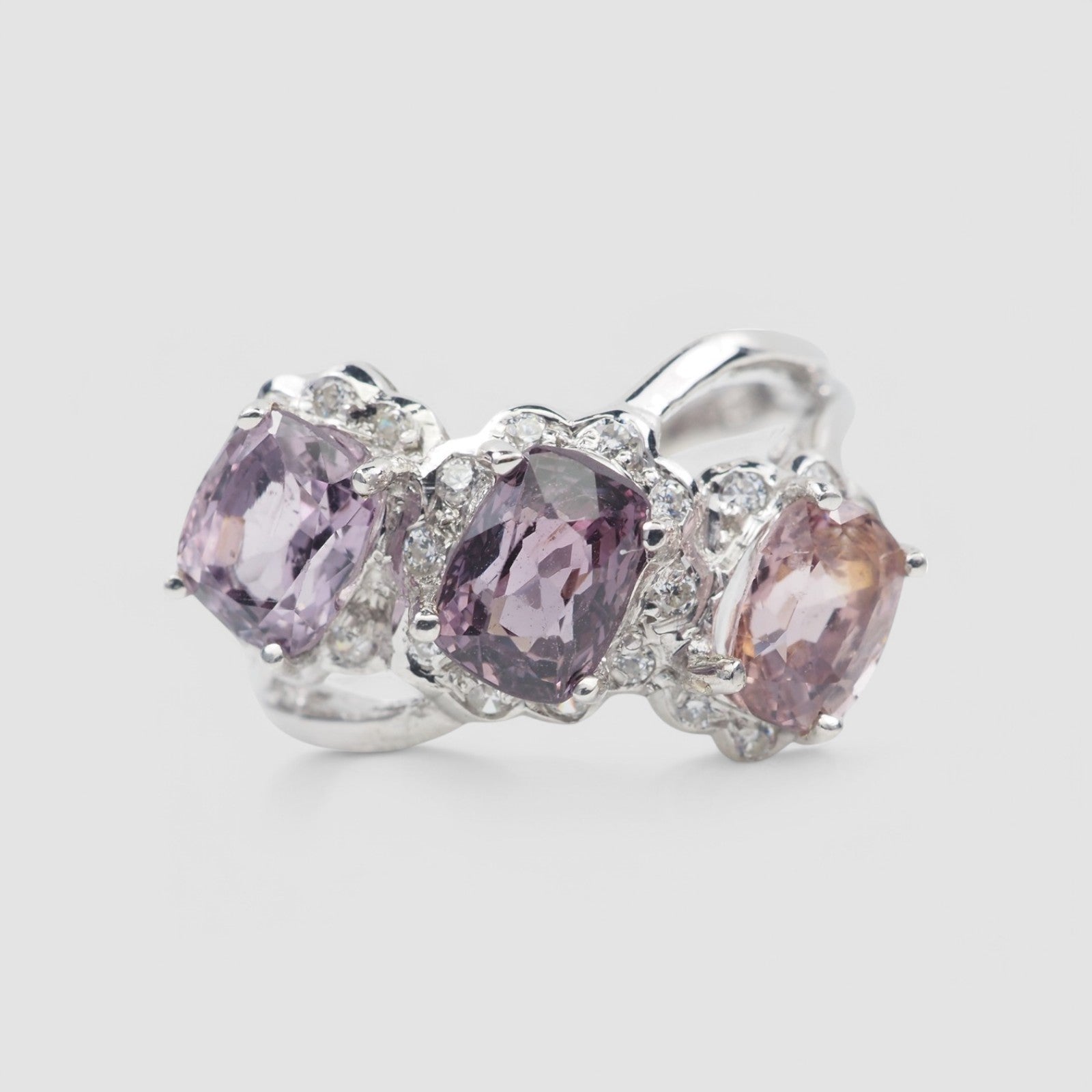 Purple Spinel 925 Sterling Silver Ring