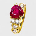 Red Ruby 925 Sterling Silver Ring