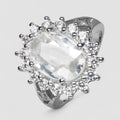 White Zircon 925 Sterling Silver Ring