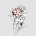 Pink Tourmaline 925 Sterling Silver Ring
