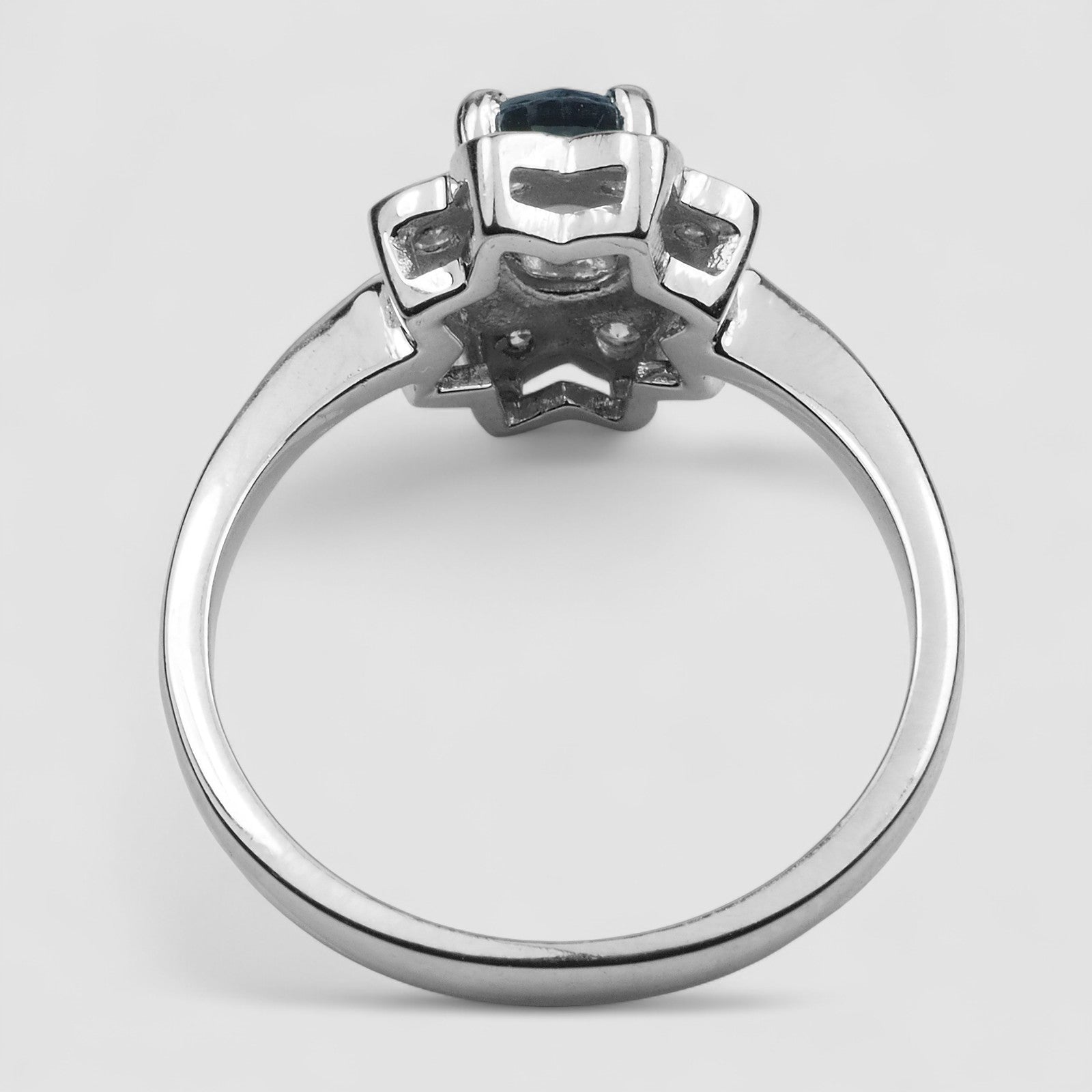 Gray Spinel 925 Sterling Silver Ring