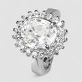 White Zircon 925 Sterling Silver Ring