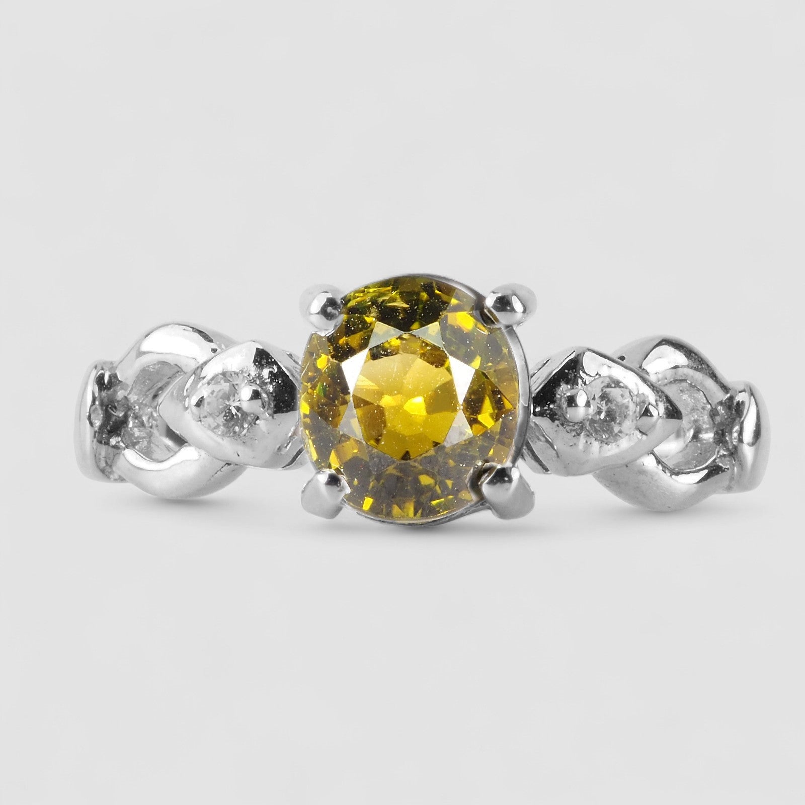 Green Tourmaline 925 Sterling Silver Ring