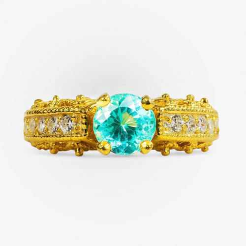 Apatite 925 Sterling Silver Ring, 925 Genuine Gemstone, Everyday Ring
