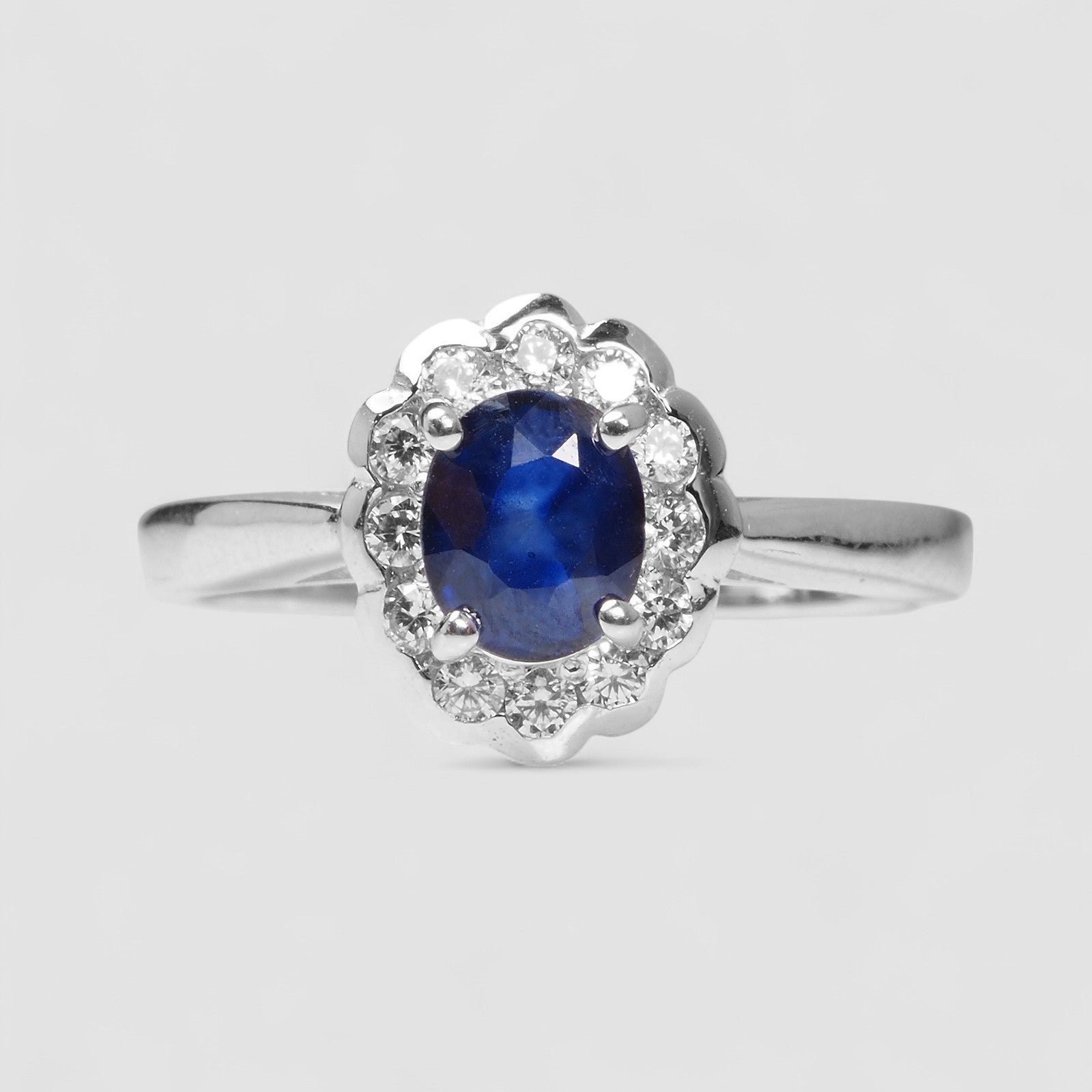 Blue Sapphire 925 Sterling Silver Ring