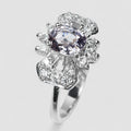 Violet Spinel 925 Sterling Silver Ring
