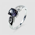 Gray Spinel 925 Sterling Silver Ring
