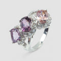 Purple Spinel 925 Sterling Silver Ring