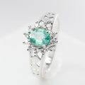 Green Emerald Ring