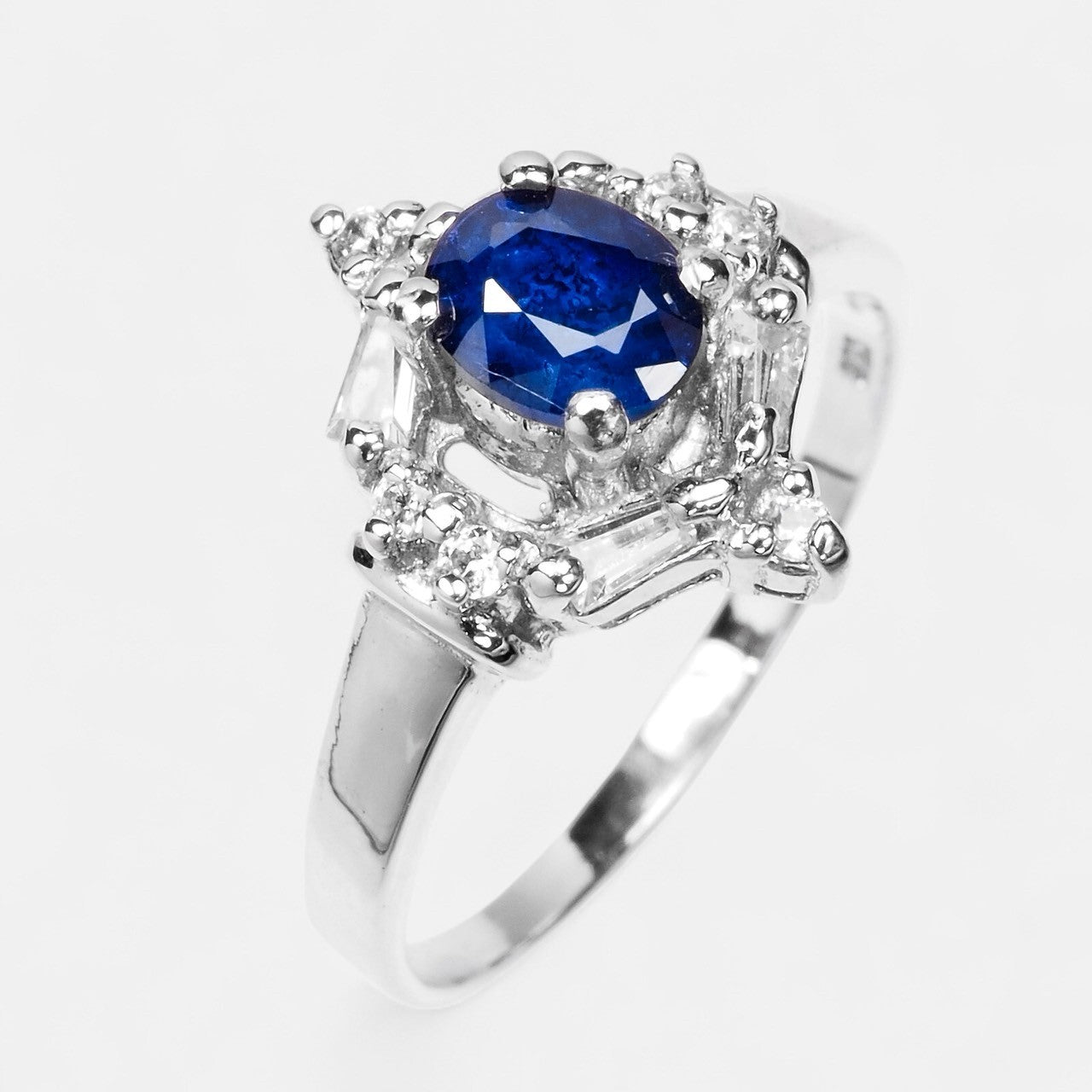 Blue Sapphire 925 Sterling Silver Ring