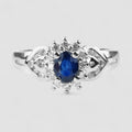 Blue Sapphire 925 Sterling Silver Ring