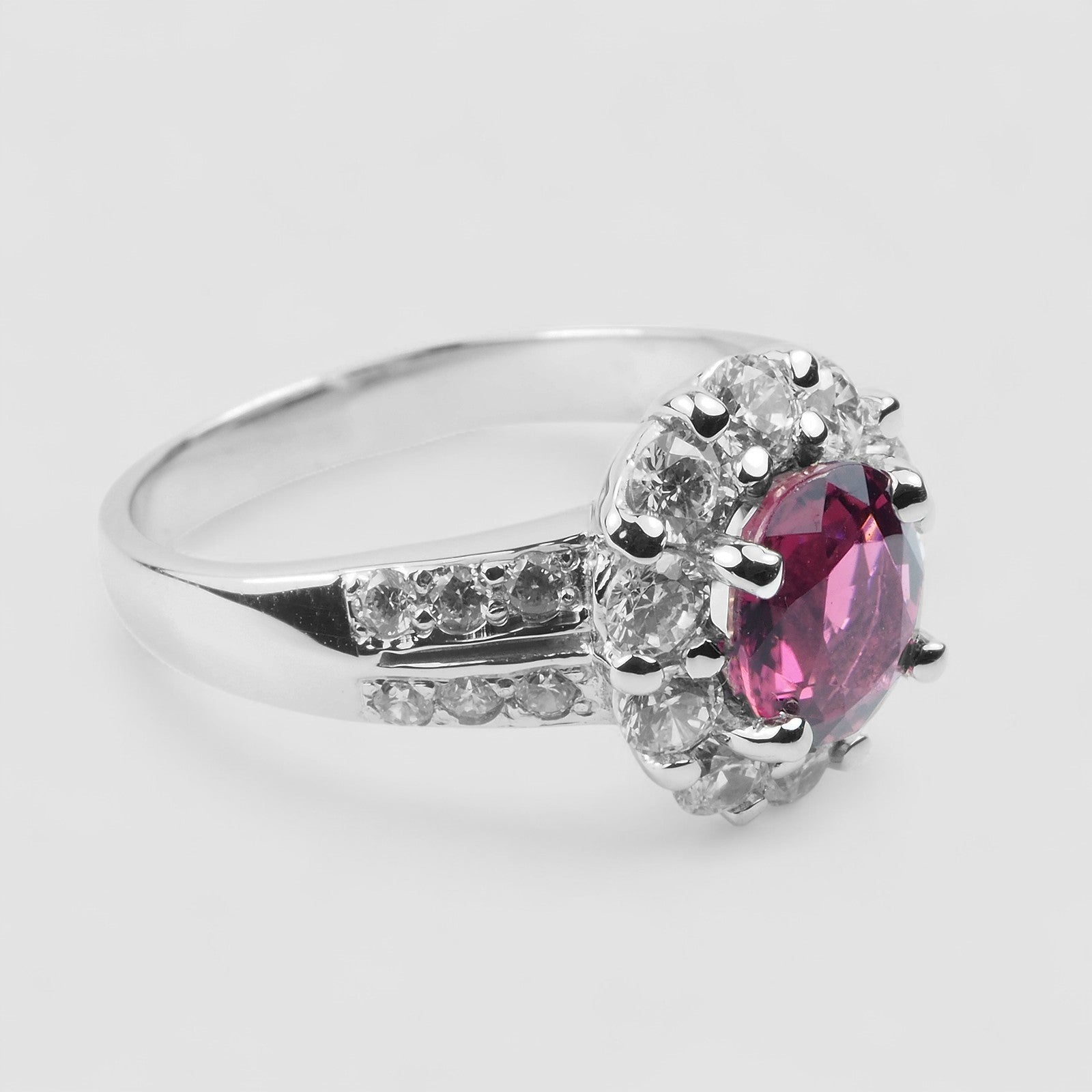 Pink Tourmaline 925 Sterling Silver Ring