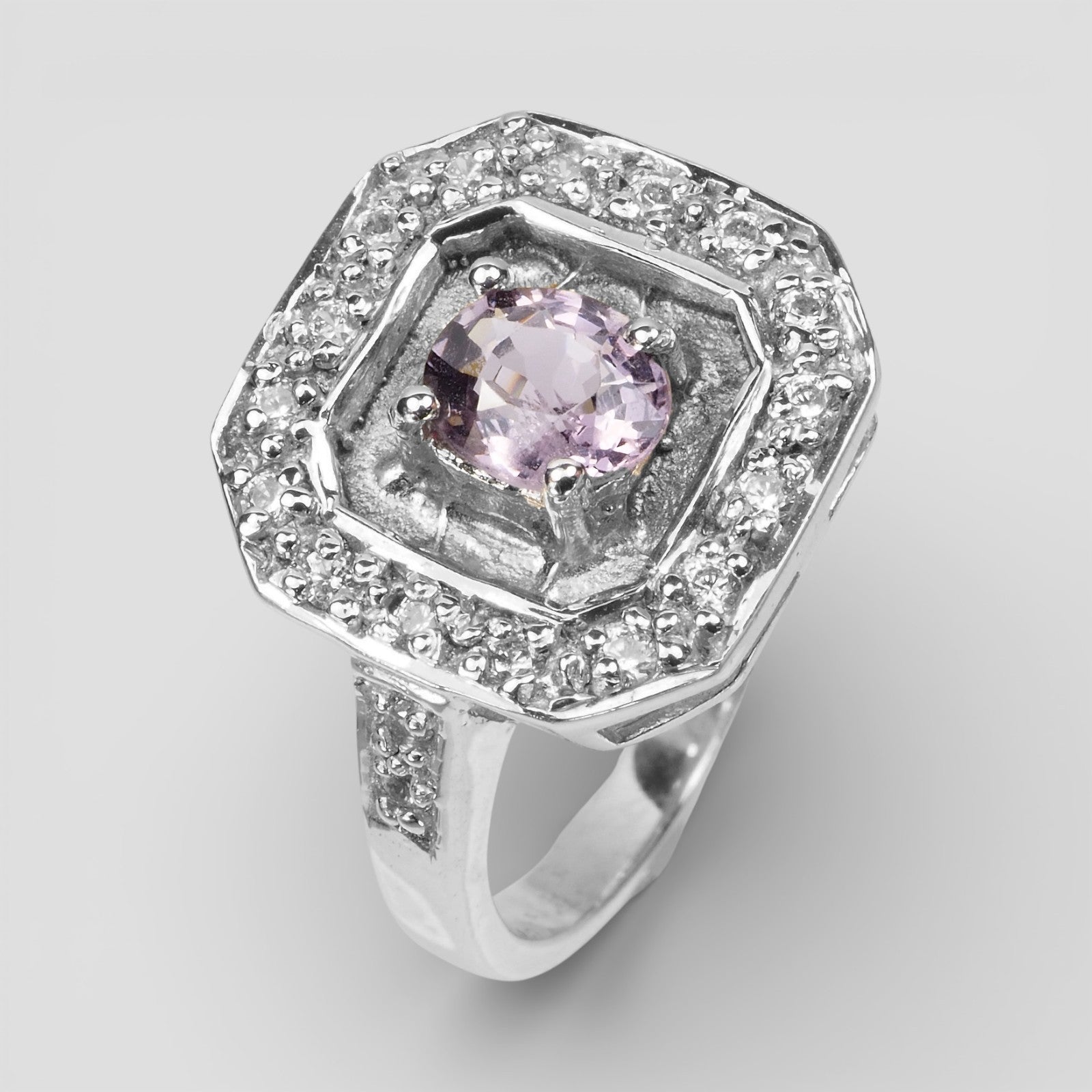 Violet Spinel 925 Sterling Silver Ring