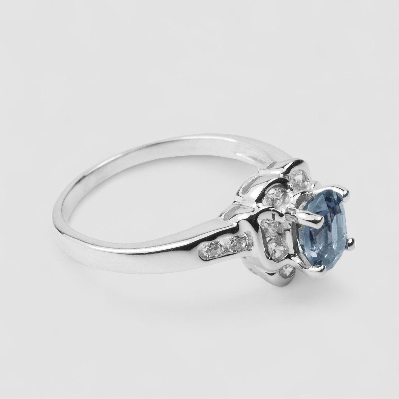 Purple Spinel 925 Sterling Silver Ring