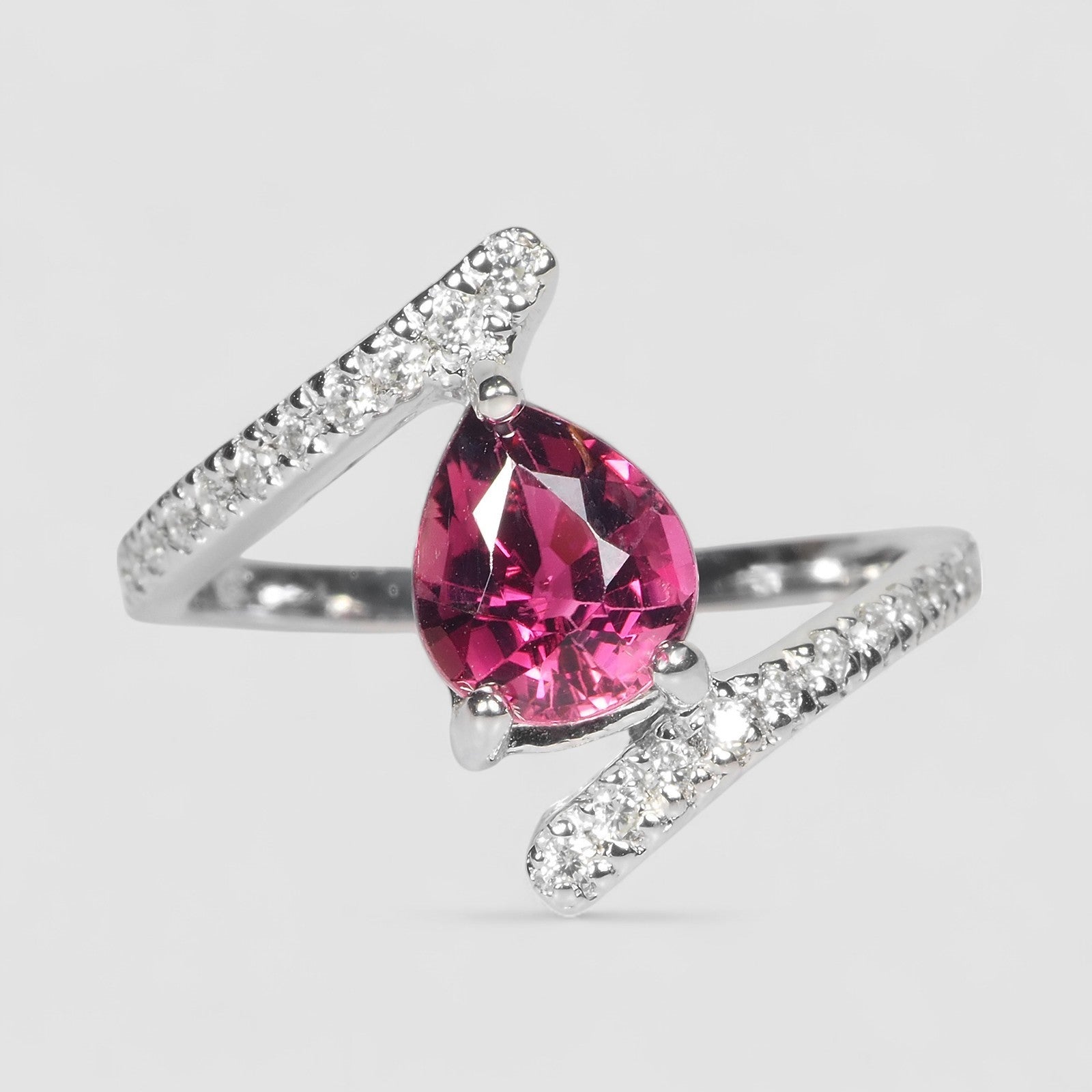 Pink Tourmaline 925 Sterling Silver Ring