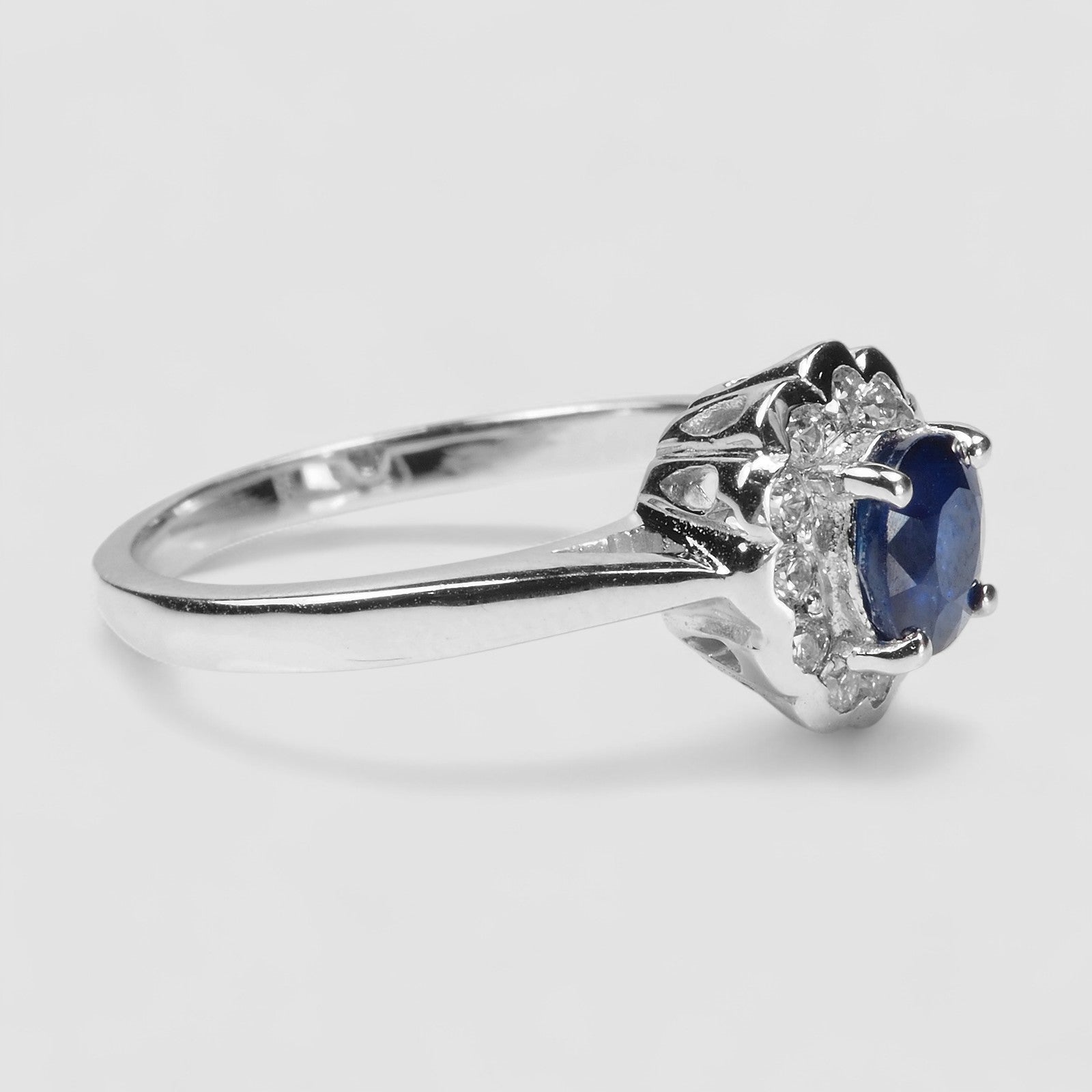 Blue Sapphire 925 Sterling Silver Ring