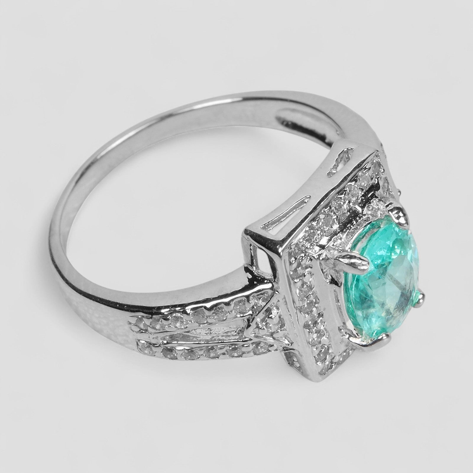 Blue Apatite 925 Sterling Silver Ring