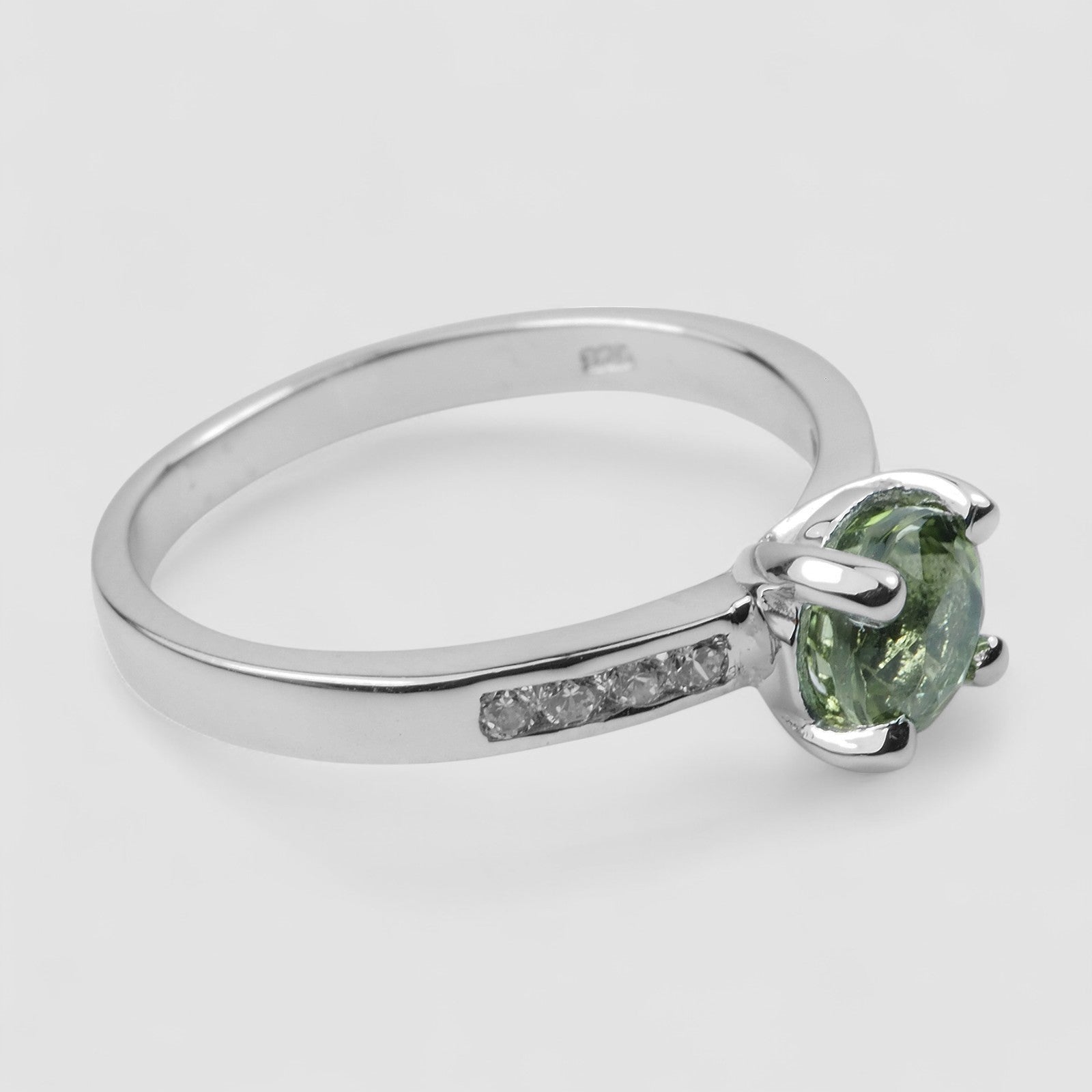 Green Tourmaline 925 Sterling Silver Ring